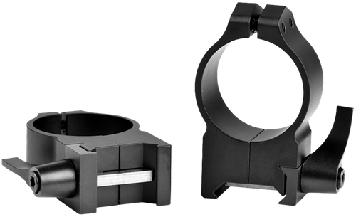 Warne 215LM Vertical Rings Maxima Matte Black 30mm High Quick Detach 0 MOA