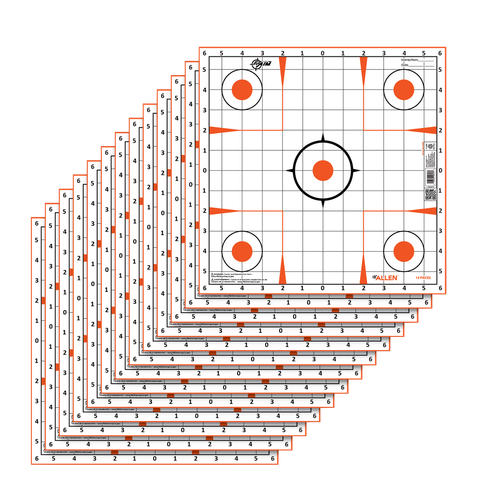 EZ-Aim 15333 Sight-In-Grid  12"x12" Paper 13 Per Pack