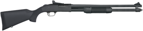 Mossberg 50699 590 Persuader 20 Gauge 8+1 3" 20" Cylinder Bore Barrel, Matte Blued Metal Finish, Drilled & Tapped Receiver, Ghost Ring Sight, Synthetic Stock