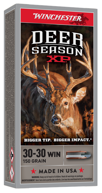 Winchester Ammo X3030DS Deer Season XP  30-30Win 150gr Extreme Point 20 Per Box/10 Case