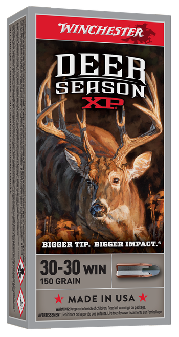 Winchester Ammo X3030DS Deer Season XP  30-30Win 150gr Extreme Point 20 Per Box/10 Case