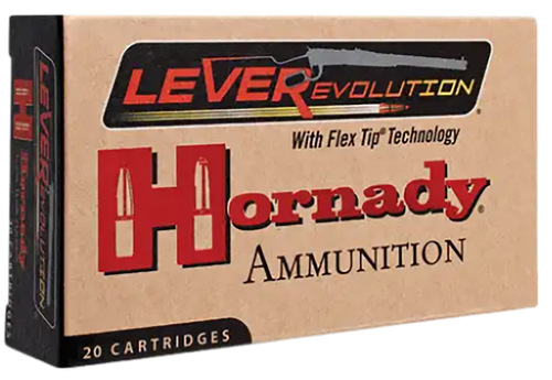 Hornady 82747 LEVERevolution  45-70Gov 325gr Flex Tip eXpanding 20 Per Box/10 Case
