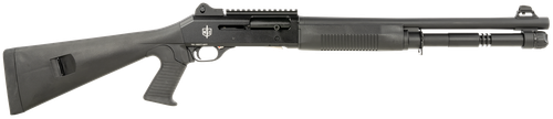 MAC 21000120 1014  12 Gauge 3" 5+1 18.50", Black, Synthetic Furniture, Fixed Pistol Grip Stock, Ghost Ring Sight, Optics Mount, 3 Chokes