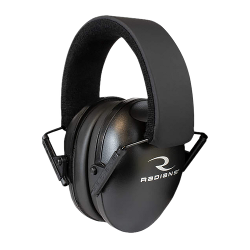 Radians LSO100CS Lowset Muff Polymer 21 dB Over the Head Black Adult 1 Pair