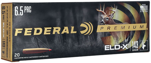 Federal P65PRCELDX1 Premium ELD-X 6.5PRC 143gr 20 Per Box/10 Case