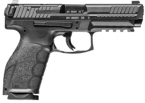 HK 81001065 VP9A1  Full Size 9mm Luger 15+1 4.53" Barrel, Black Steel Optic Ready/Serrated Slide, Black Polymer Frame w/Picatinny Rail, Interchangeable Backstrap Grip, Ambidextrous