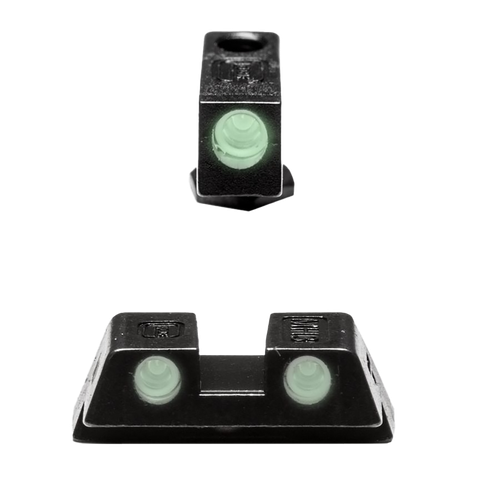 Glock 39930   Green Night Sight Black Frame Fits Glock 42/43