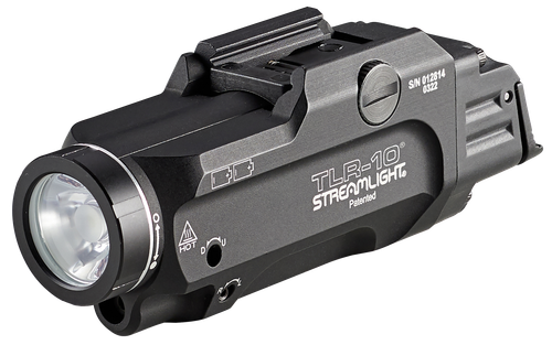 Streamlight 69470 TLR-10 Gun Light with Red Laser  Black Anodized 1,000 Lumens White LED