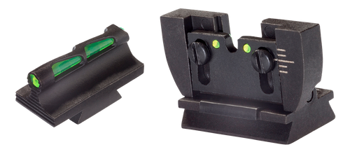 HiViz RG1022 Ruger 10/22 Rifle Interchangeable Sight Set LiteWave Black Front and Rear