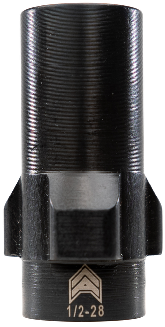 Angstadt Arms AA093LSD28 3-Lug Muzzle Adapter Black Nitride Hardened Steel 1/2x28 Threads 1.42" 9mm Luger