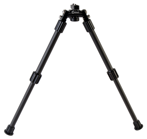 Caldwell 1082223 Accumax Premium M-Lok/Key Mod Bipod 9-13" Black Carbon Fiber