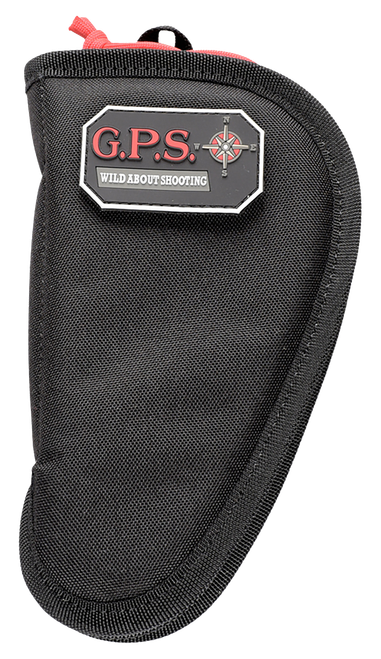 GPS Bags 1004CPCB Discreet Case  w/ Black Finish w/ Lockable Zipper for 4" or Less Barrel Handgun