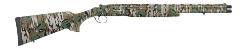 Mossberg  Silver Reserve Eventide 410 Gauge Break Open 3" 2rd 20" Overall Mossy Oak Greenleaf Over/Under Vent Rib Barrel, Receiver w/Engraved Logo, Mossy Oak Greenleaf Fixed Synthetic Stock