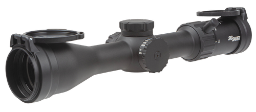 Sig Sauer Electro-Optics SOW43003 Whiskey4 SFP Low Profile Black 3-12x44mm 30mm Tube Quadplex Reticle