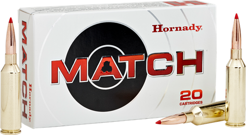 Hornady 82180 Match  300WinMag 195gr Extremely Low Drag Match 20 Per Box/10 Case