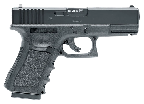 Umarex 2255200 Glock 19 Gen3 CO2 177 BB 16+1 4.25" Black Polymer Grips