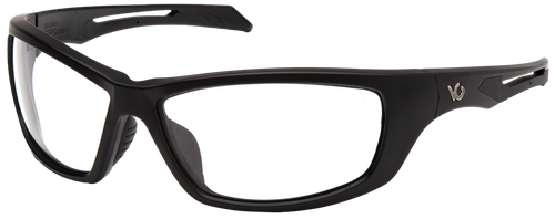 Pyramex VGSB1310T Howitzer Glasses Clear Lens Black Frame