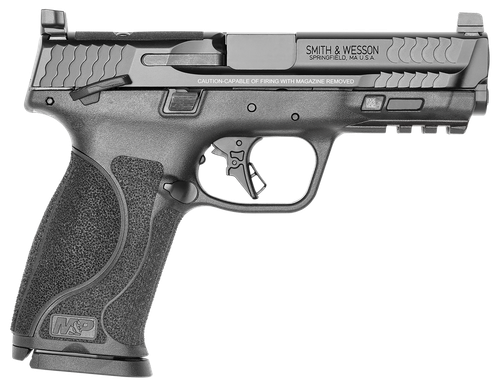 Smith & Wesson 13567 M&P M2.0  Full Size 9mm Luger 17+1, 4.25" Black Stainless Steel Barrel & Optic Ready/Serrated Slide, Matte Black Polymer Frame w/Picatinny Rail
