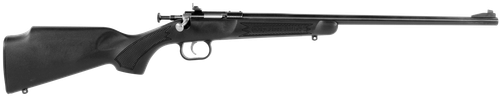 Crickett KSA2280 Youth  22 WMR 1rd 16.12" Blued Barrel & Receiver, Fixed Front/Adjustable Rear Peep Sights, Black Synthetic Stock w/11.5" LOP, Rebounding Firing Pin Safety