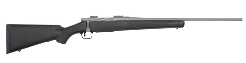 Mossberg 28260 Patriot  Full Size 350 Legend 4+1 22" Stainless Cerakote Fluted Barrel, Drilled & Tapped Stainless Cerakote Stainless Steel Receiver, Black Fixed Synthetic Stock