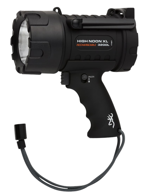 Browning 3717787 High Noon XL Black 100-3200 Lumens White LED Polymer