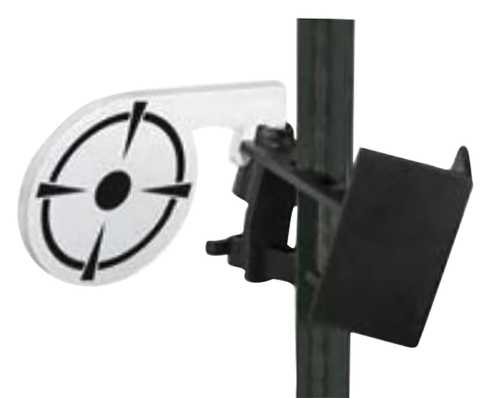 Birchwood Casey TP38DT T-Post Dueling Target Steel Black/White Bullseye