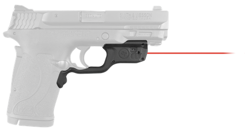 Crimson Trace 0198701 Laserguard  Fits S&W M&P 22/380EZ Shield/9EZ Shield, Red Laser Black Polymer