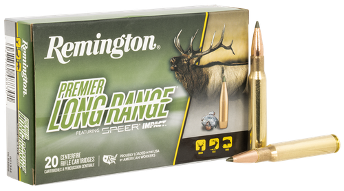 Remington Ammunition R21344 Premier Long Range 30-06Springfield 175gr Speer Impact 20 Per Box/10 Case