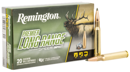 Remington Ammunition R21344 Premier Long Range 30-06Springfield 175gr Speer Impact 20 Per Box/10 Case