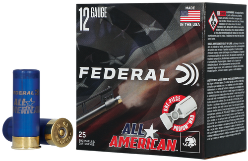 Federal FAA12HC75 All-American  12Gauge 2.75" 1 1/8oz 7.5Shot 25 Per Box/10 Case