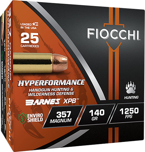 Fiocchi 357BA Hyperformance  357Mag 140gr XPB 25 Per Box/8 Case