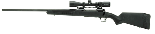 Savage Arms 58131 110 Apex Hunter XP 400 Legend 4+1 18" Carbon Steel, Black, Synthetic AccuFit Stock, Vortex Crossfire II 3-9x40mm Scope Left Hand