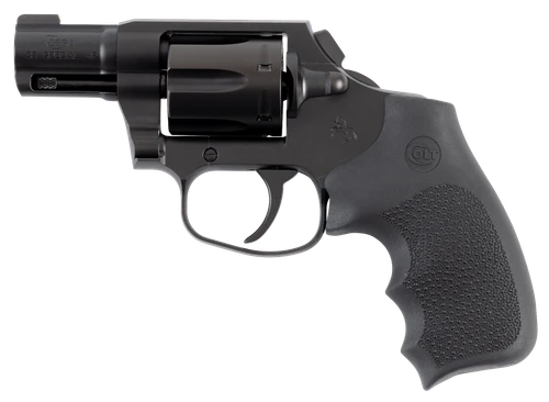 Colt Mfg COBRAMB2RNS Night Cobra  38 Special +P 6rd Shot 2" Black PVD Stainless Steel Barrel, Cylinder & Frame, Black Hogue Overmolded Grip, Exposed Hammer
