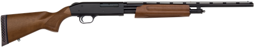 Mossberg 57120 505 Bantam Youth 410 Gauge Pump 3" 4+1 20" Blued Steel Vent Rib Barrel, Blued Steel Receiver, Fixed Hardwood Stock, Right Hand, Modified Choke