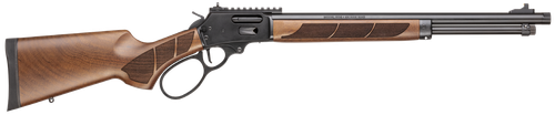 Smith & Wesson 13809 1854  44 Rem Mag 9+1 19.25" Black Armornite Threaded Barrel, Black Armornite Picatinny Rail Stainless Steel Receiver, Fixed Walnut w/Textured Grip Panels Stock, Large Loop