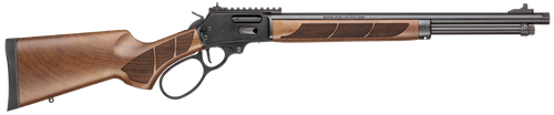 Smith & Wesson 13809 1854  44 Rem Mag 9+1 19.25" Black Armornite Threaded Barrel, Black Armornite Picatinny Rail Stainless Steel Receiver, Fixed Walnut w/Textured Grip Panels Stock, Large Loop