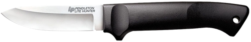 Cold Steel CS20SPH Pendleton Lite Hunter 3.63" Fixed Drop Point Plain Cryo Quenched 4116 SS Blade, 4.88" Black Polypropylene Handle