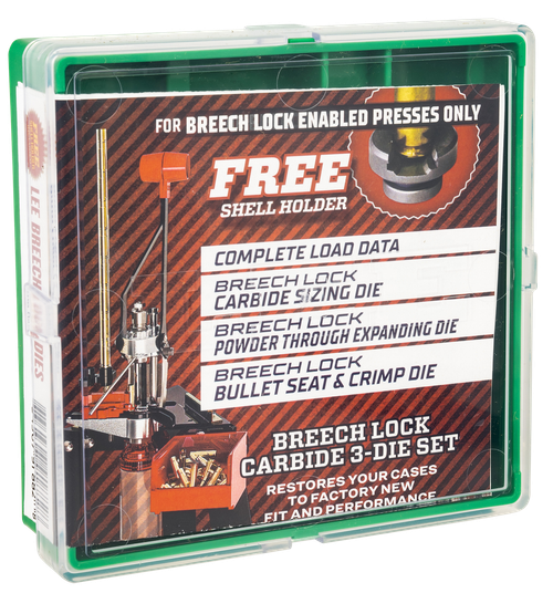 Lee Precision 91882 Breech Lock Carbide 3-Die Set 9mm Luger