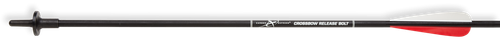Carbon Express 55604 Crossbow Release Bolt  Black/Red 22" Carbon Fiber 1