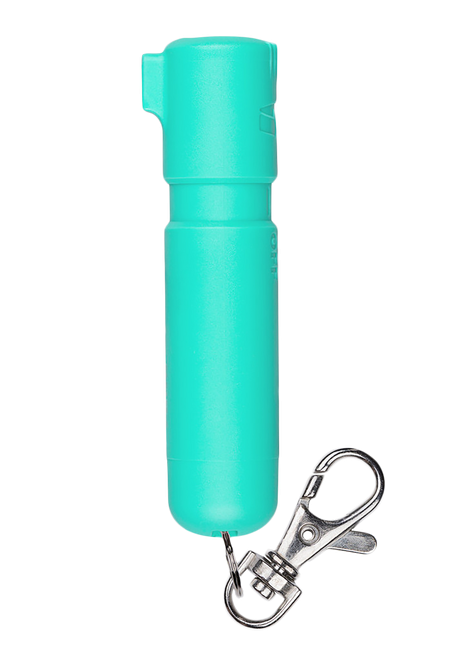 Sabre MDMT02 Mighty Discreet Pepper Spray Capsaicin UV Dye 12 ft Mint Includes Key Ring/Snap Clip