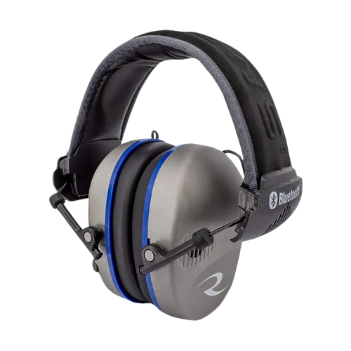 Radians R3700 R-3700 Quad Mic Electronic Muff Polymer 24 dB Over the Head Pewter/Black Adult 1 Pair