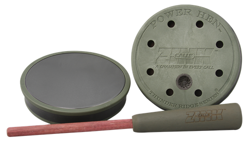 ZINK ZNKZNK303 Thunder Ridge  Friction Call Turkey Sounds Green/Purple Wood/Slate