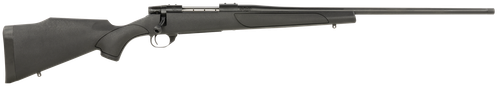 Weatherby VTX65PPR4T Vanguard Obsidian Full Size 6.5 PRC 3+1 24" Blued #2 Contour Threaded Barrel, Blued Drilled & Tapped Steel Receiver, Black Monte Carlo Synthetic Stock