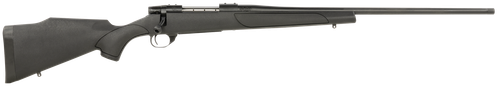 Weatherby VTX65PPR4T Vanguard Obsidian Full Size 6.5 PRC 3+1 24" Blued #2 Contour Threaded Barrel, Blued Drilled & Tapped Steel Receiver, Black Monte Carlo Synthetic Stock