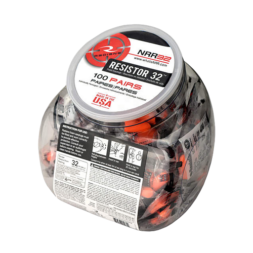 Radians FP8000RD/100 Foam Ear Plugs  32 dB In The Ear Orange