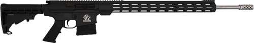 Great Lakes Firearms GL10243SSBLK AR-10  243 Win 5+1 24" Stainless Threaded Barrel, Black Aluminum Receiver w/Picatinny Rail, M-LOK Handguard, Adjustable Stock, Mil-Spec Grip, Right Hand