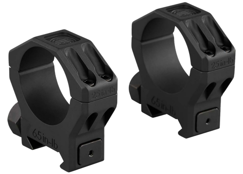 Sig Sauer Electro-Optics SOA63002 Alpha 6 Scope Ring Set Black Stainless Steel 30mm Tube Medium