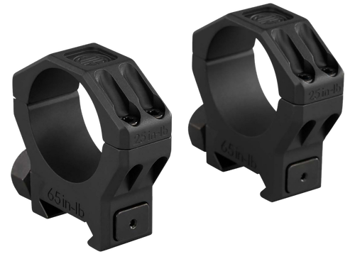 Sig Sauer Electro-Optics SOA63002 Alpha 6 Scope Ring Set Black Stainless Steel 30mm Tube Medium