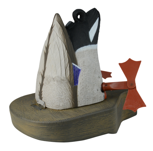 HIGDON DECOYS 53012 XS Crazy Kicker Mallard Drake Black/Gray Rechargeable 12V Li-ion Mallard Drake w/Timer
