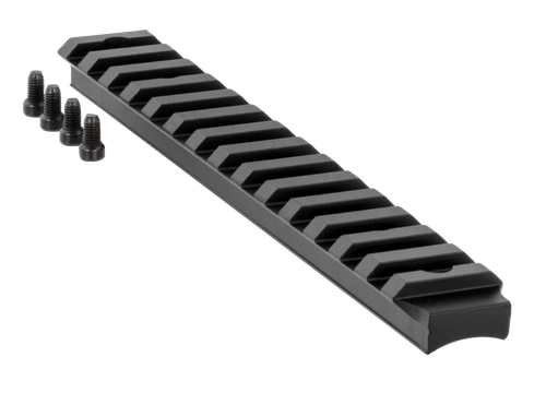 Ruger 90672 Picatinny Rail  Black Anodized Aluminum Fits Ruger American Rifle Long Action